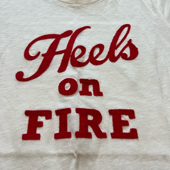 Women's Heels On Fire Graphic Tee - Picture 3 of 4